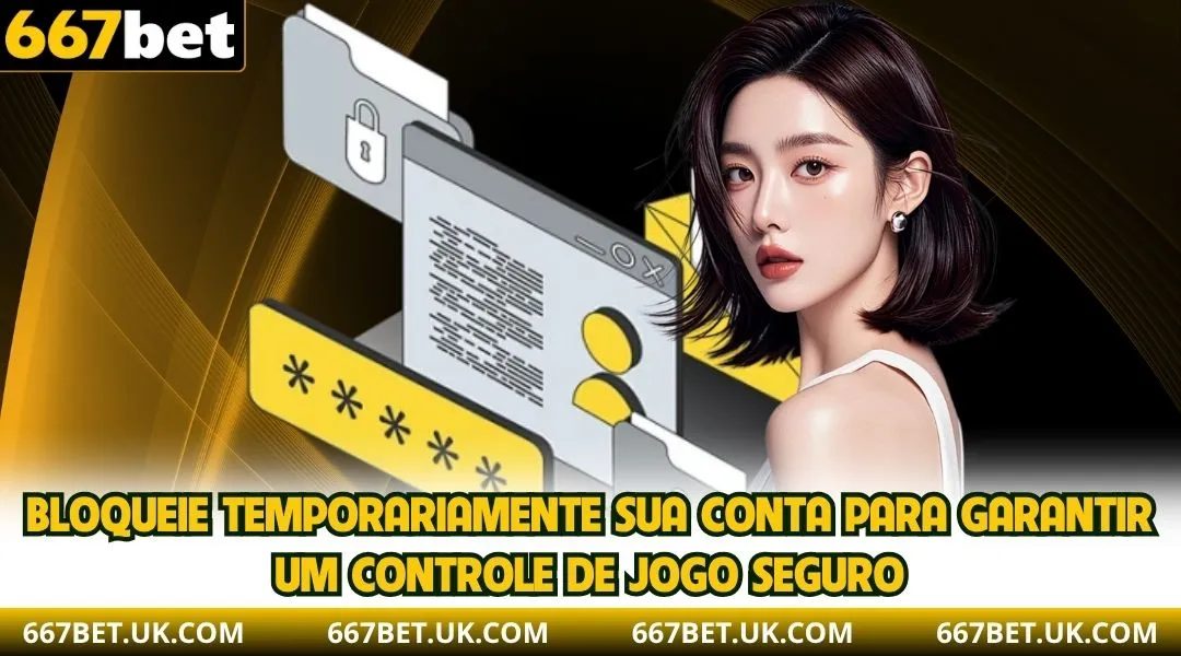 Bloqueie temporariamente sua conta para garantir um controle de jogo seguro