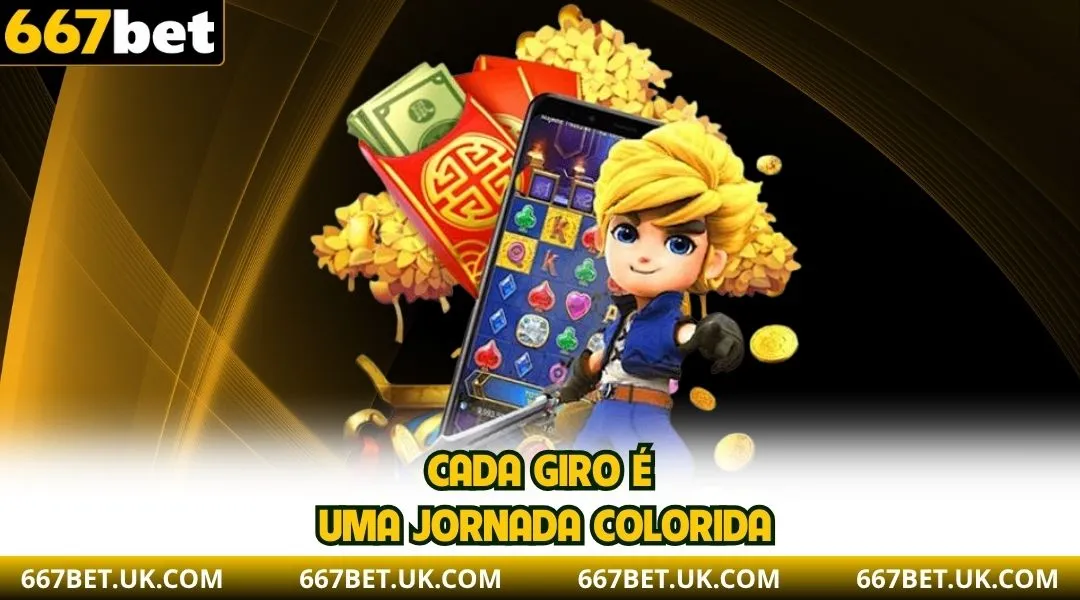 Cada giro é uma jornada colorida