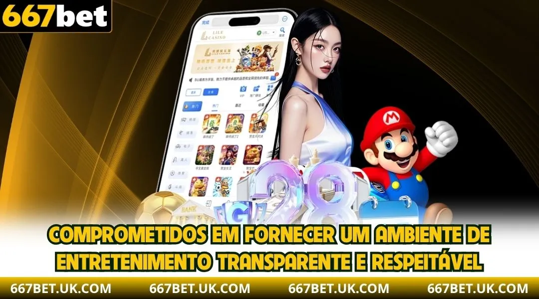 Comprometidos em fornecer um ambiente de entretenimento transparente e respeitável.