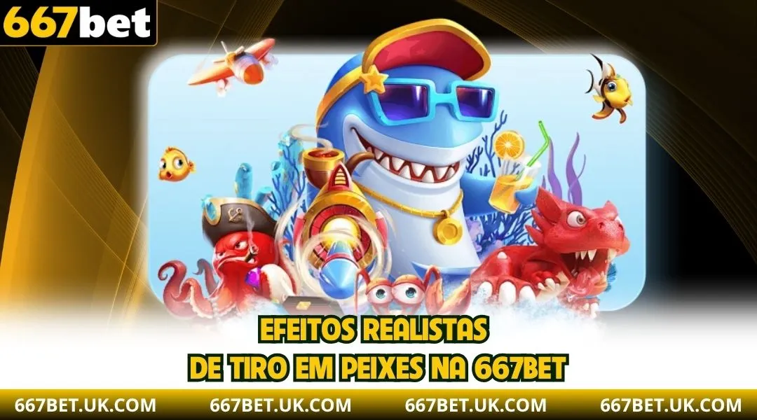 Efeitos realistas de tiro em peixes na 667BET