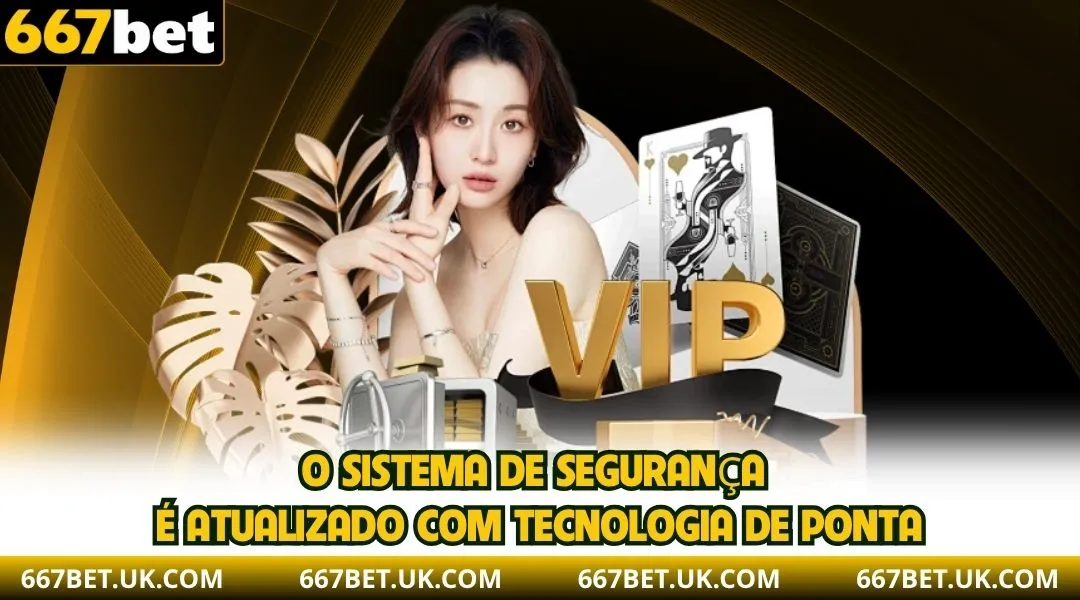 O sistema de segurança é atualizado com tecnologia de ponta.